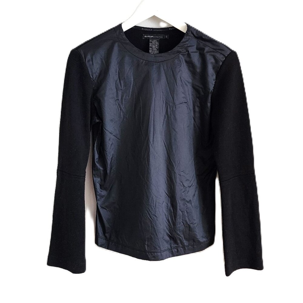 Rudsak black long sleeve top